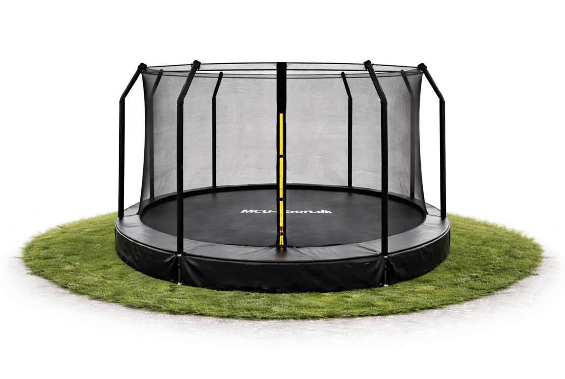 MCU-Sport Nedgravet / Inground Trampolin med sikkerhedsnet Ø305 cm (3,05 m.)