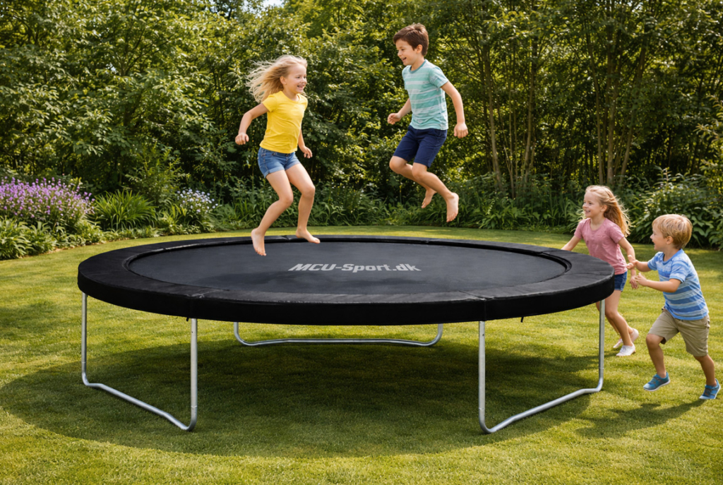 Sort MCU-Sport Pro-Line V3 Trampolin Ø305cm - Rund trampolin