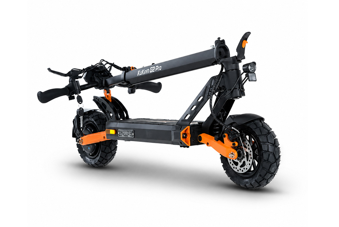 Kukirin G2 Pro el-løbehjul (2025 model) med 600W motor, topfart på 45 km/t. Dansk forhandler med værksted.